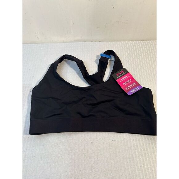 Maidenform racerback black xl wireless new rn#15763 - Picture 1 of 7